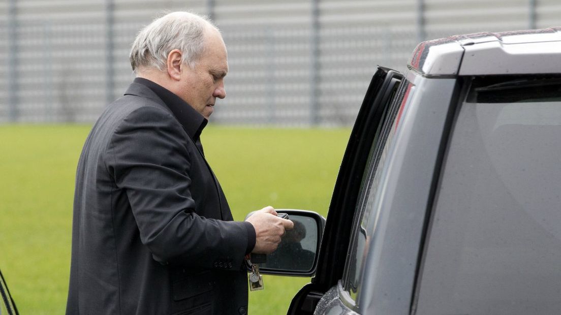 Martin Jol na de aandeelhoudersvergadering van ADO in januari 2016.