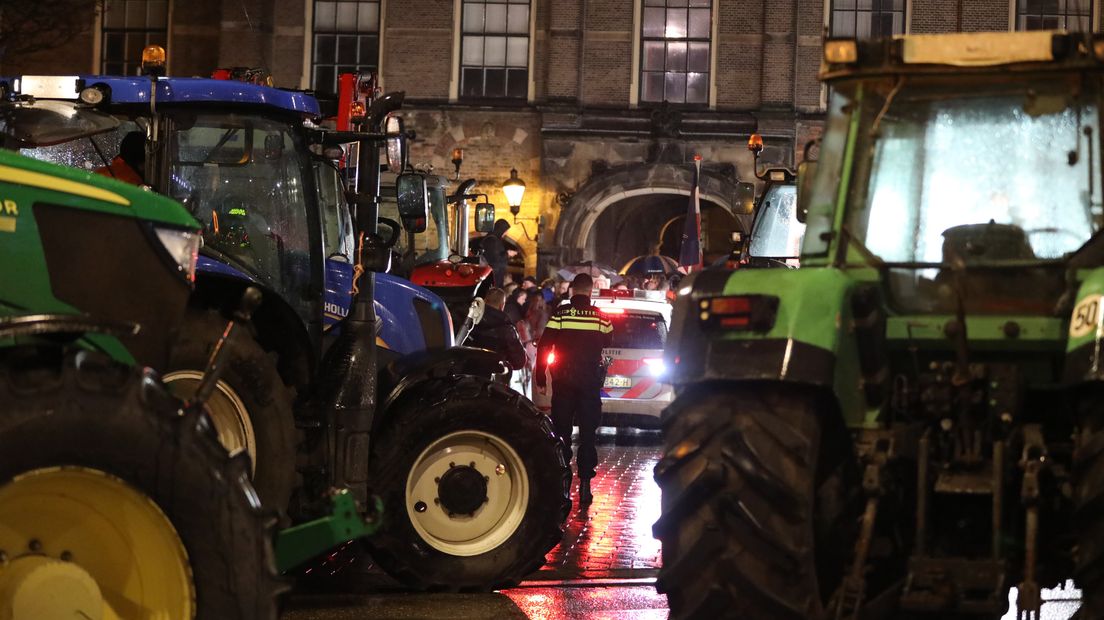 Boeren bij het Binnenhof