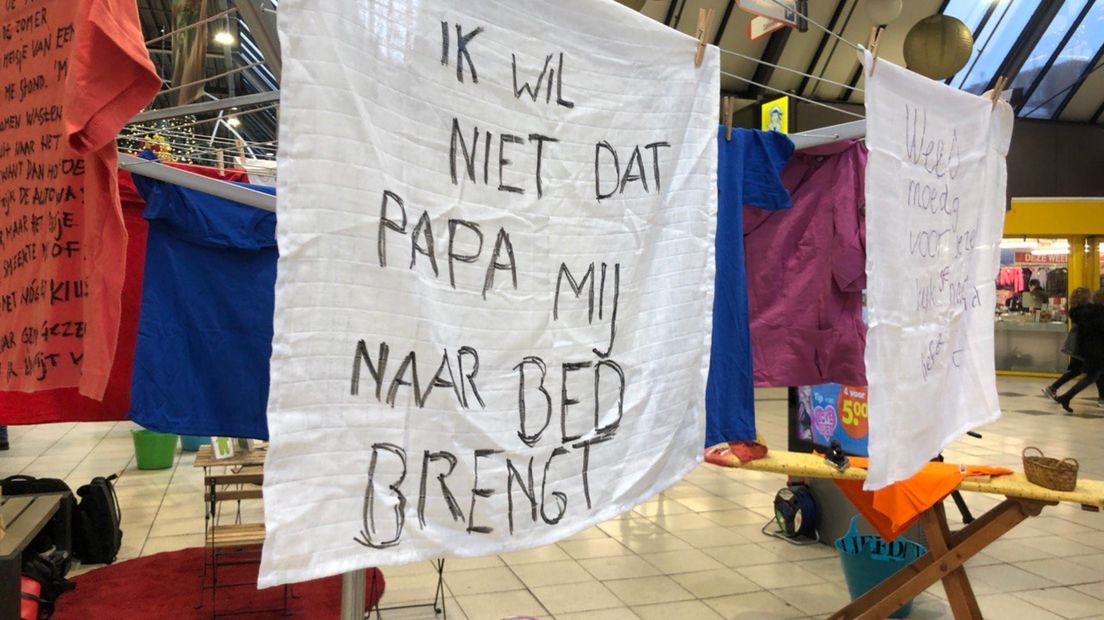 De vuile was-manifestatie in Paddepoel