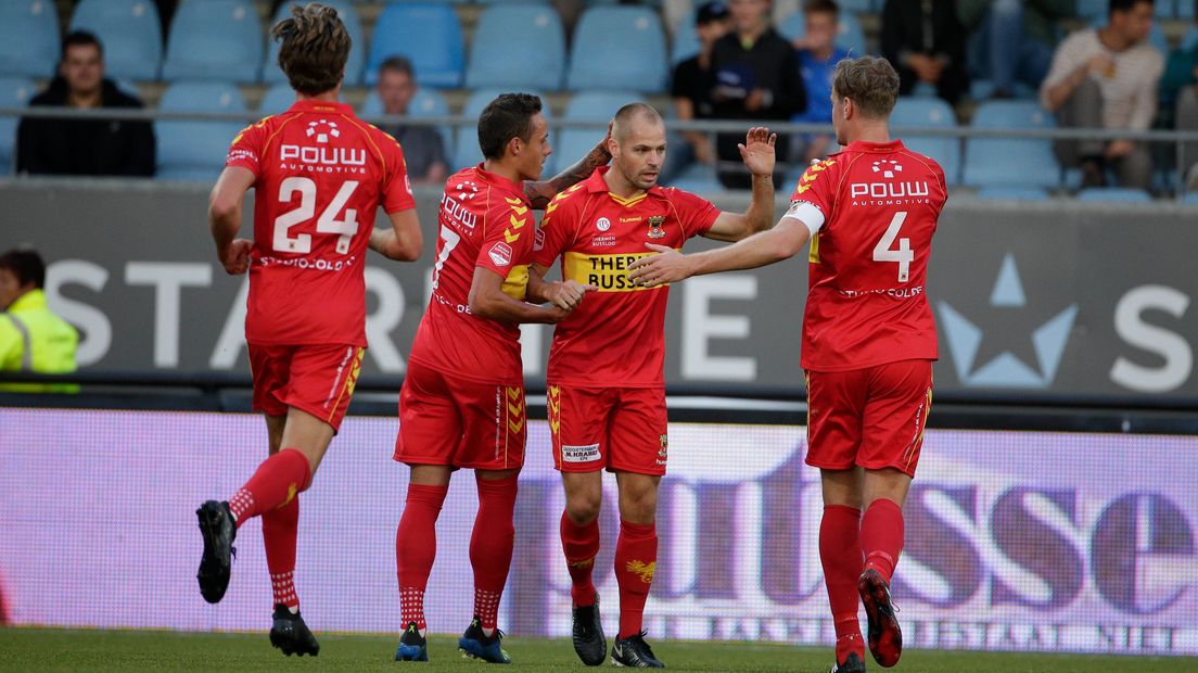 Istvan Bakx scoort voor Go Ahead Eagles