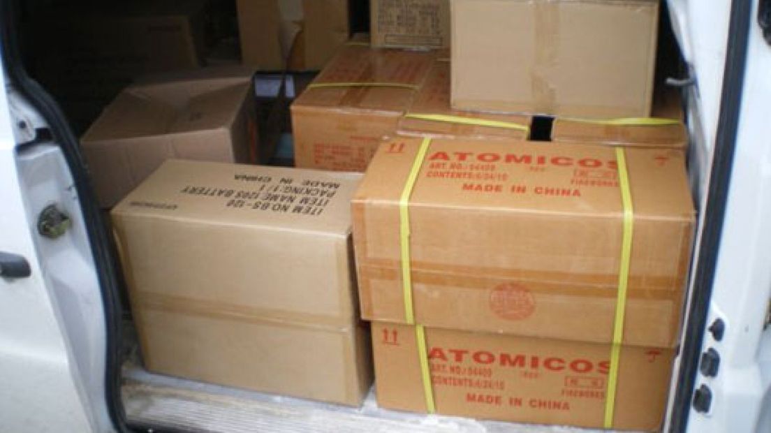 640 kilo illegaal vuurwerk ontdekt