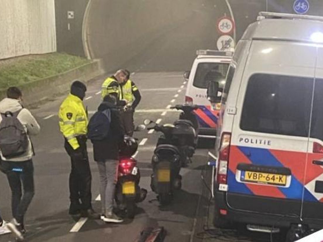 Beeld van de actie.