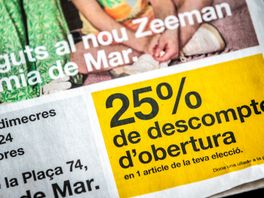 Zeeman bezorgt per ongeluk verkeerde reclamefolder: 'Verwisseld in Spanje en Nederland'