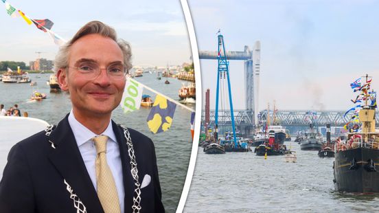 Burgemeester geniet van historische stoomschepen: ‘Ik ben een centimeter gegroeid van trots’