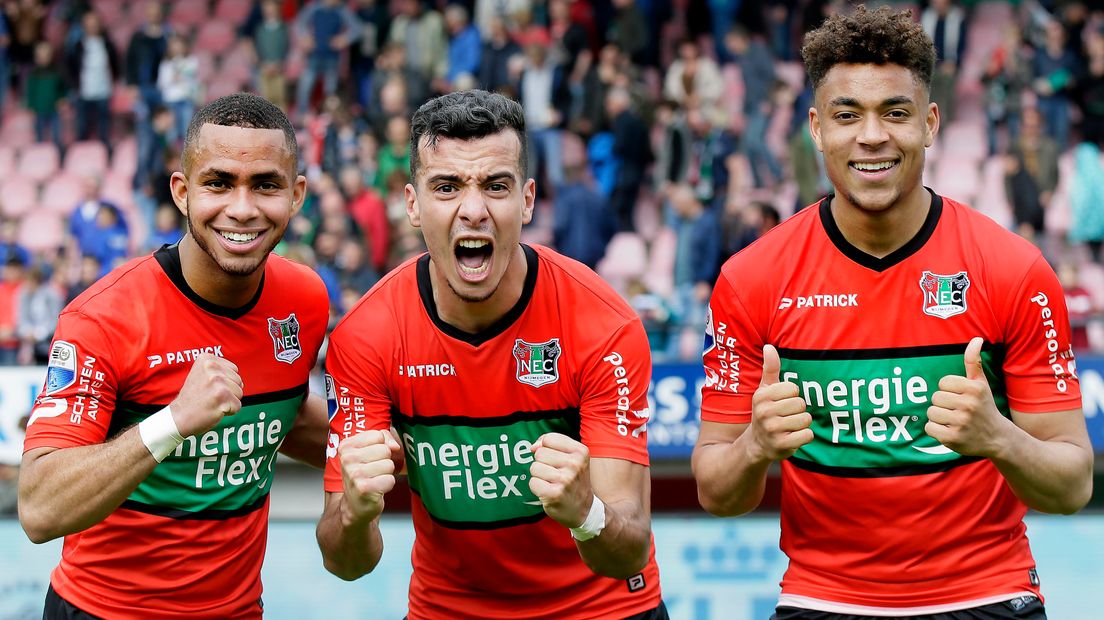 NEC wist voor het eerst in hele lange tijd weer eens een overwinning te boeken en dat zorgde voor een goed gevoel bij de spelers en de supporters. Maar toch overheerst er ook wat teleurstelling, want concurrenten Roda JC en Sparta wisten ook te winnen. Ali Messaoud had na afloop ook en redelijk zuur gevoel.