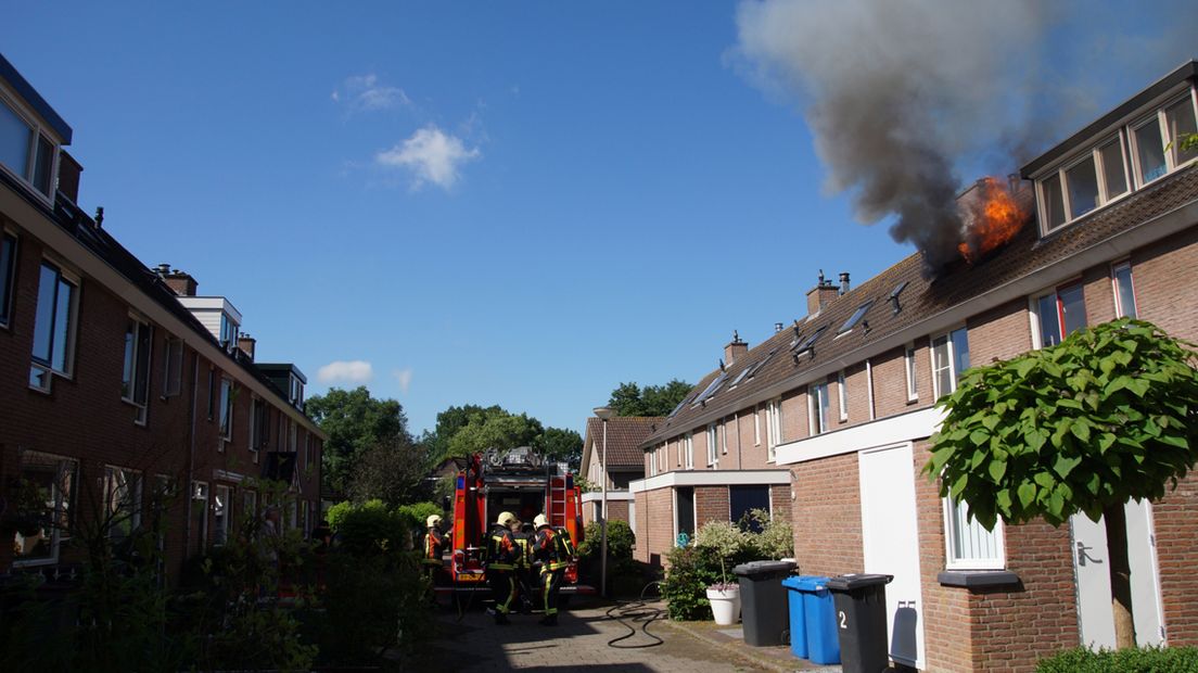 Brand in Nieuwkoop.