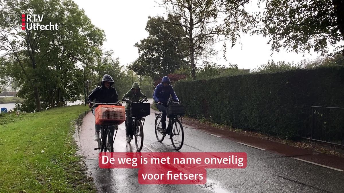 Bewoner Gerrie van den Berg over de gevaarlijke situatie aan het Zandpad