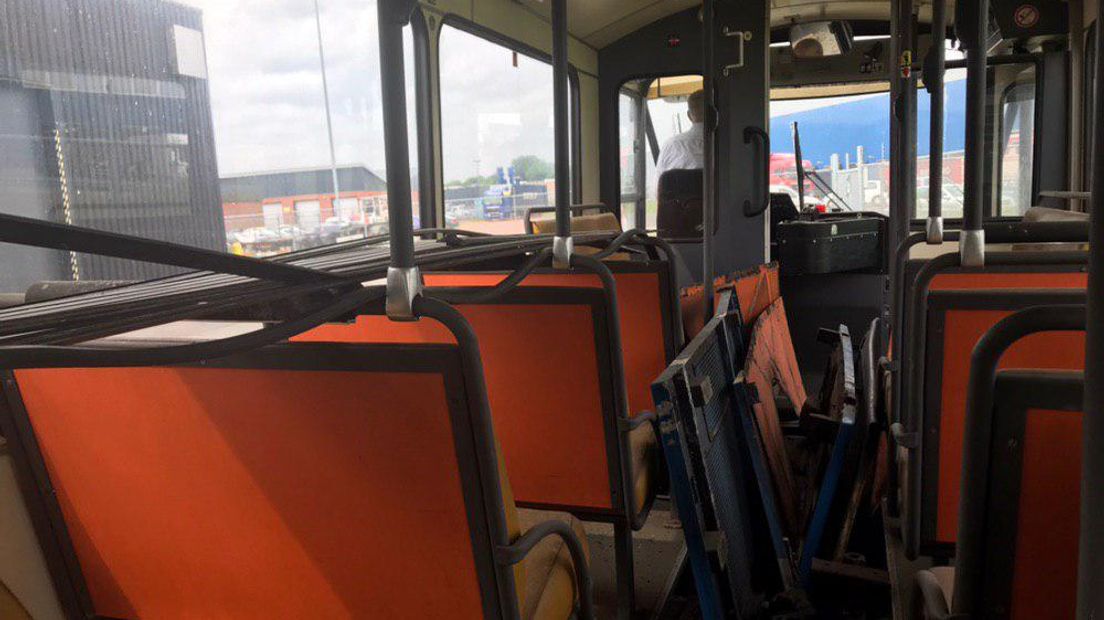 De bus gaat in Hoogezand gerenoveerd worden (Rechten: Janet Oortwijn/RTV Drenthe)