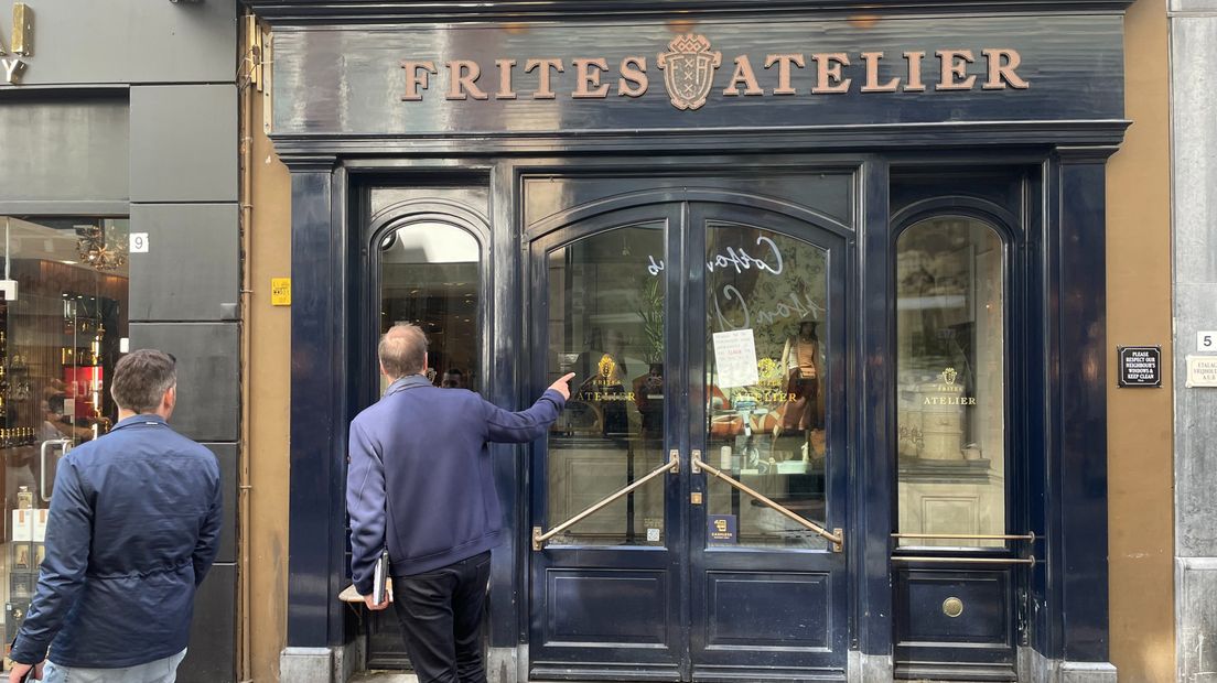 De luxe frietzaak Frites Atelier is nog altijd dicht na de brand in het centrum