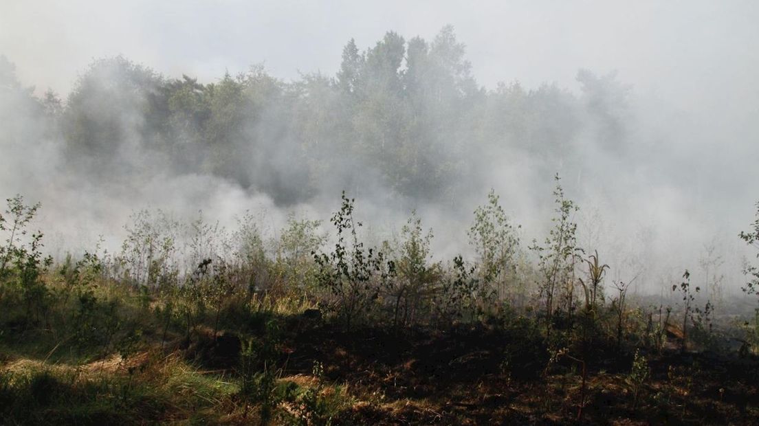 Natuurbrand in Bornerbroek