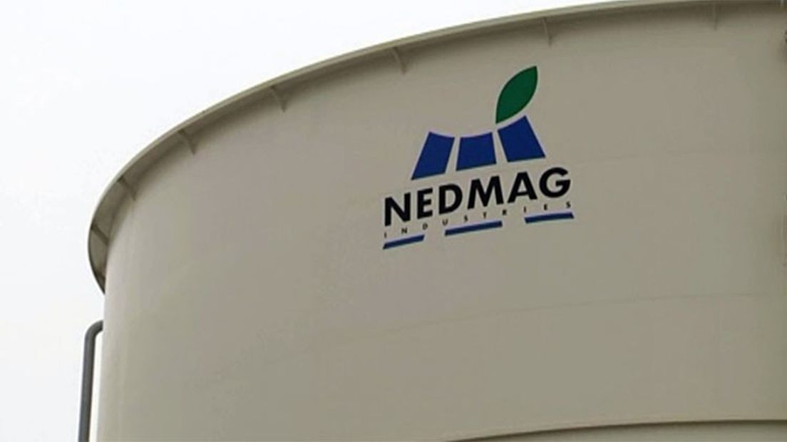Een zoutwinningslocatie van Nedmag.