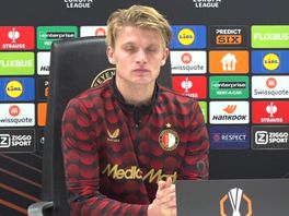 Sem Steijn teleurgesteld na afloop van Feyenoord-Celtic