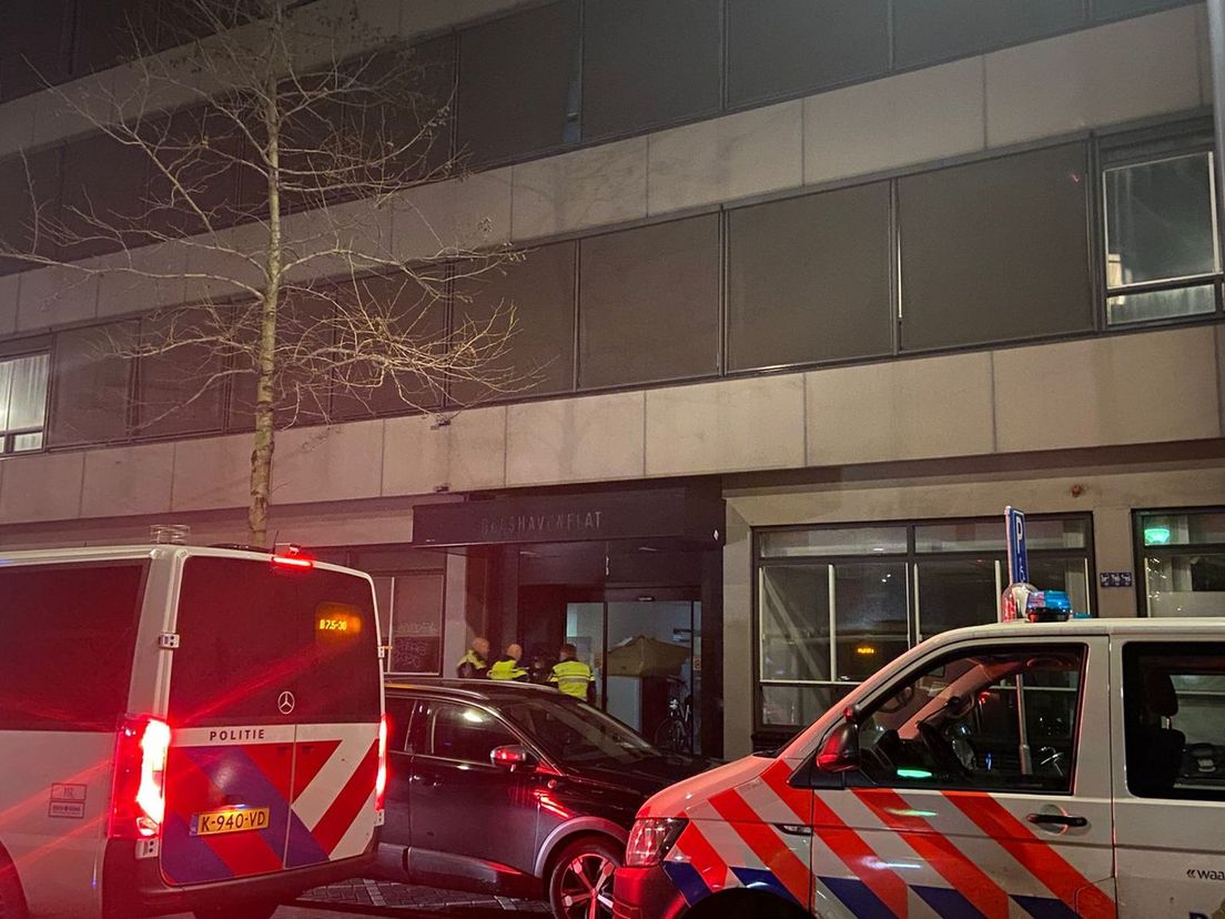 Ontruiming van gebouw aan de Glashaven