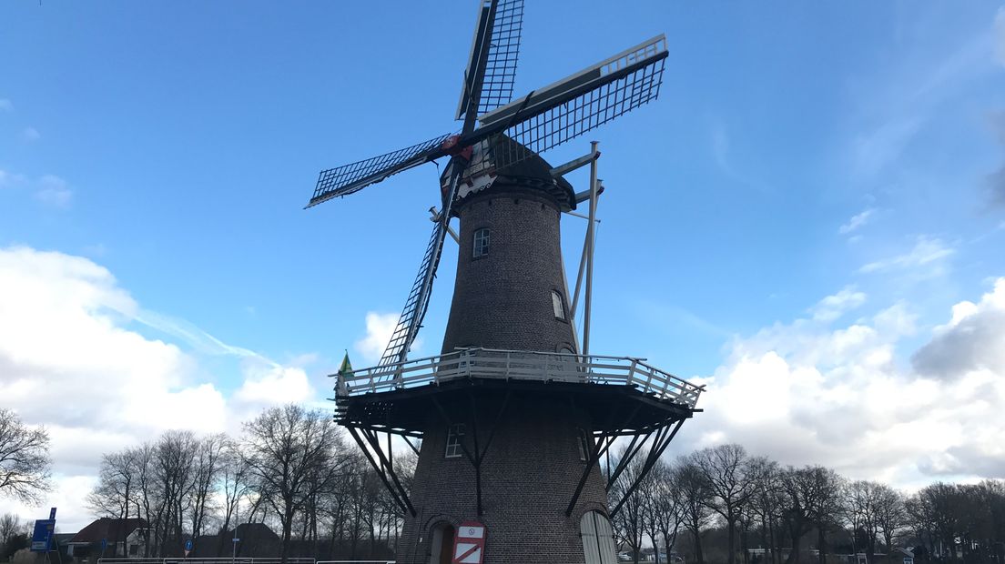 Molen De Juffer in Gasselternijveen (Rechten: RTV Drenthe)