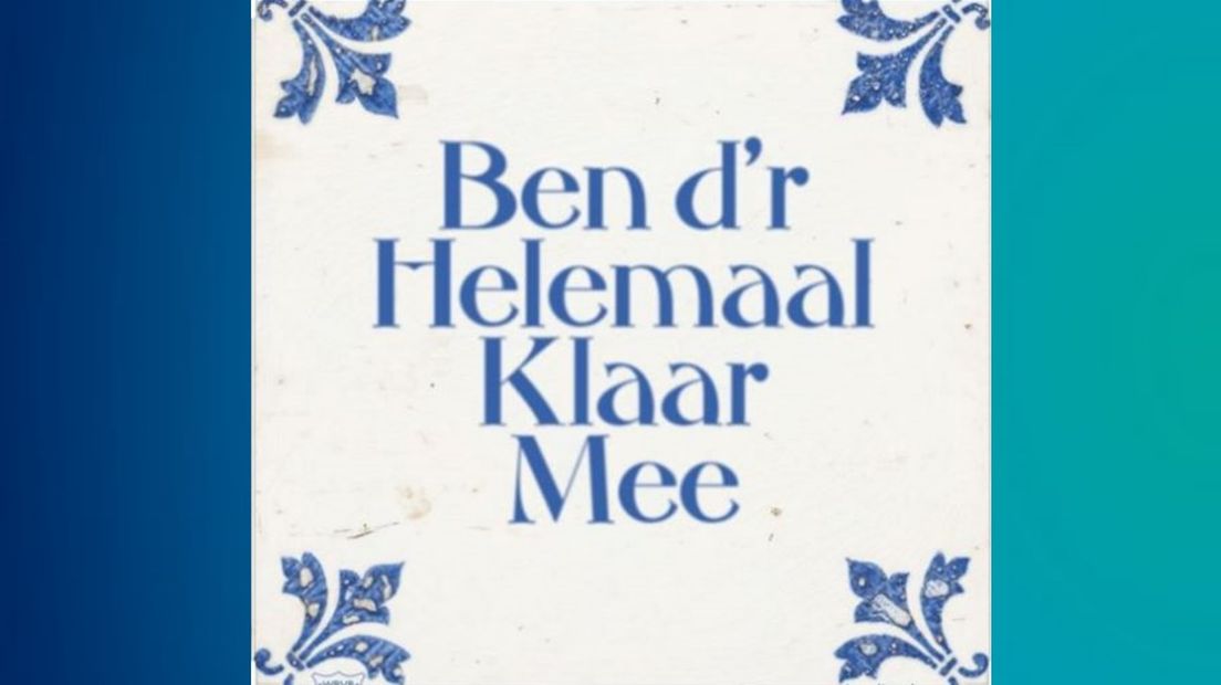 Tegeltje op facebookpagina feestcafé