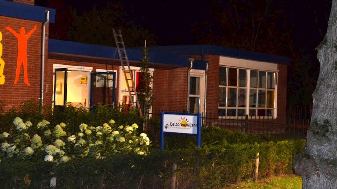 Brandje bij basisschool in Diepenveen