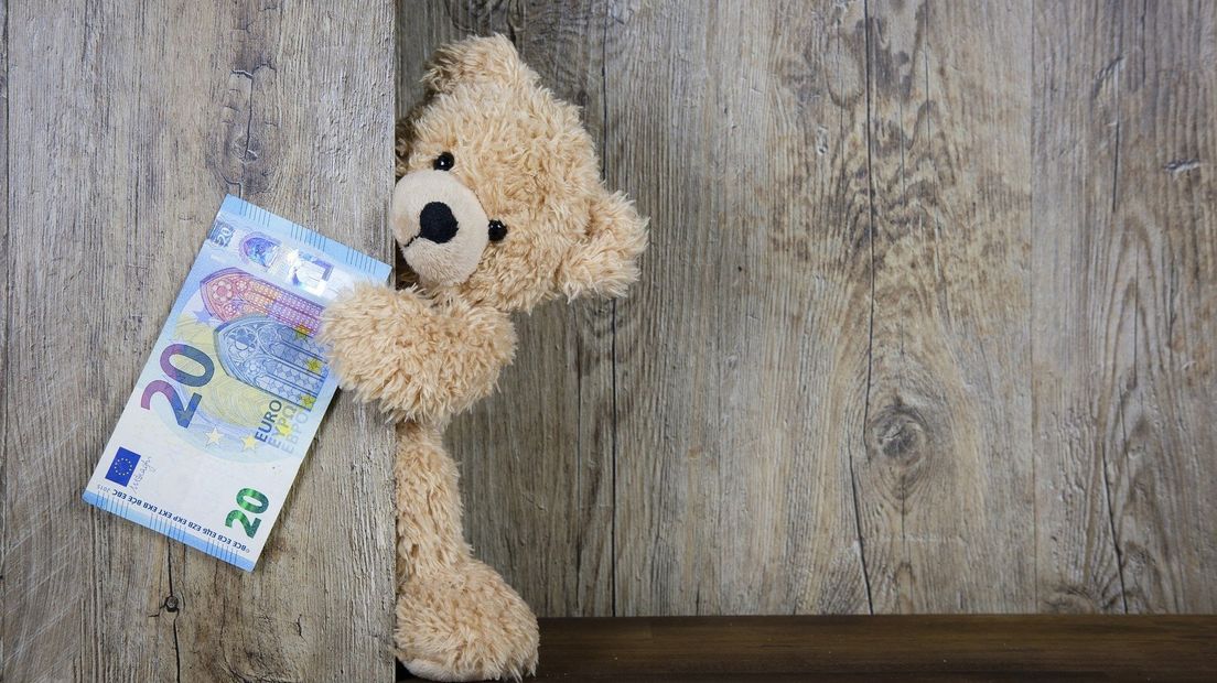 Beertje houdt geld vast