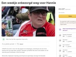 Inzamelingsactie voor Hannie die foto van overleden zoon meenam naar huldiging Feyenoord door het dak