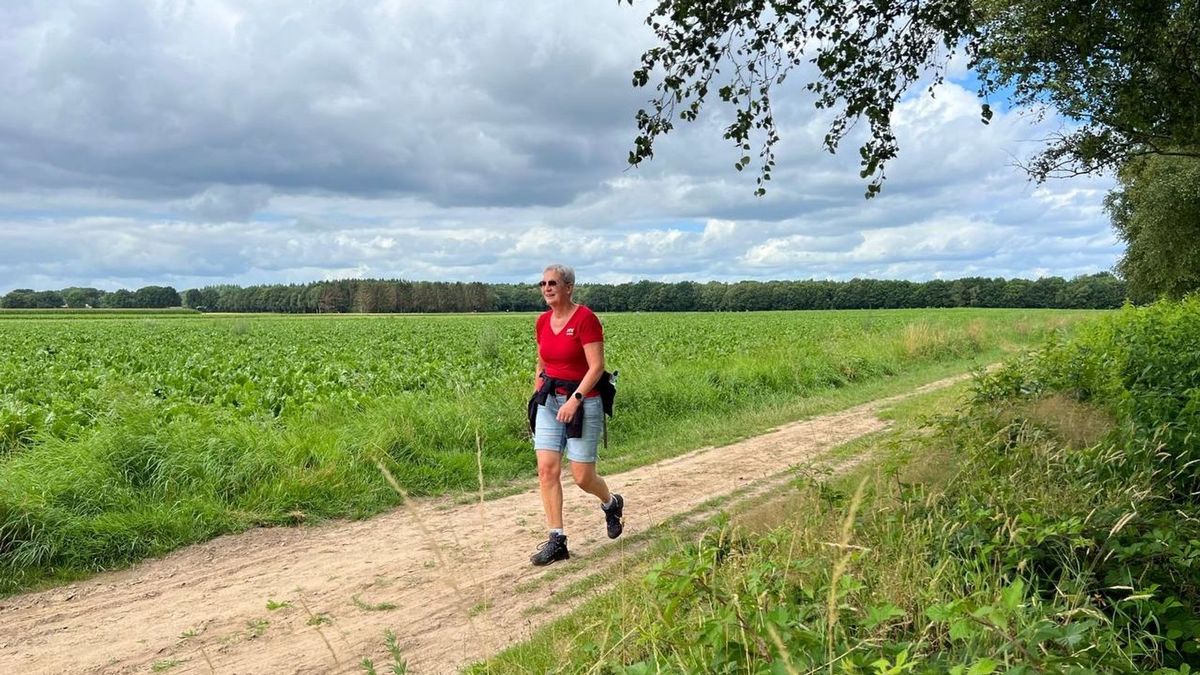 Verslaggever Elly Smit loopt 'aanrader' op het Drenthepad
