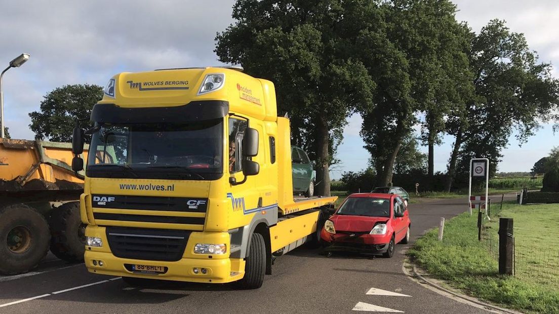 Ongeluk op N35 bij Wierden