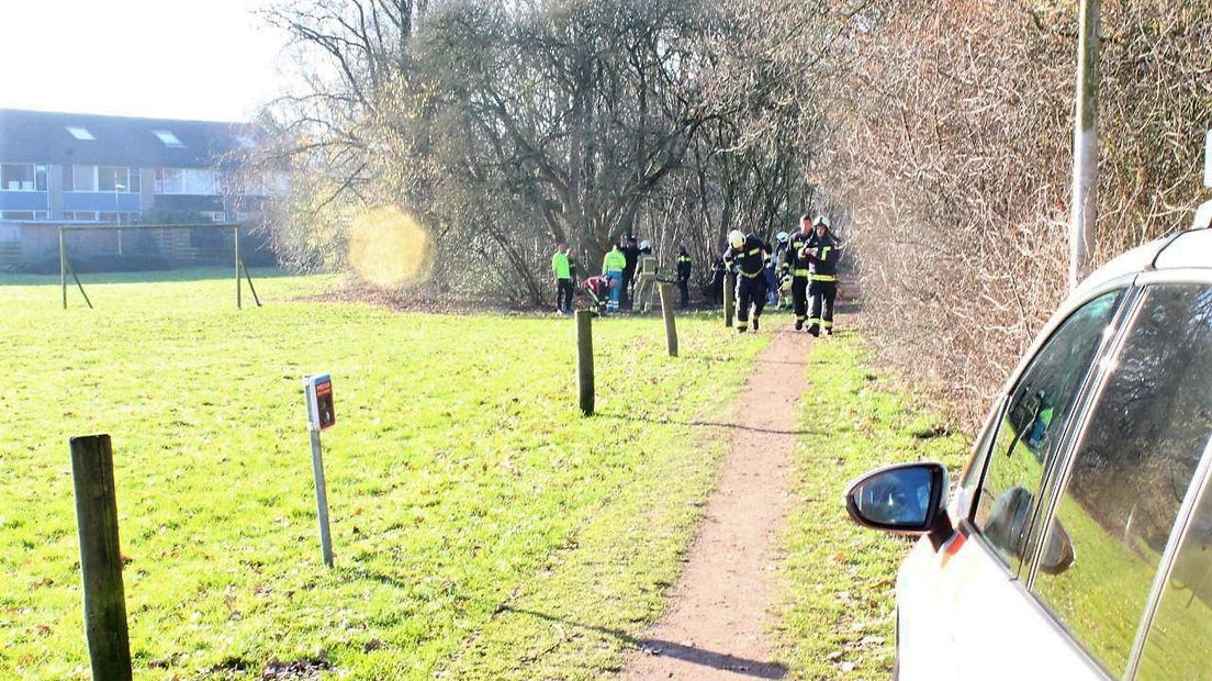 Het meisje speelde buiten bij de wijk Pittelo in Assen (Rechten: Van Oost Media)