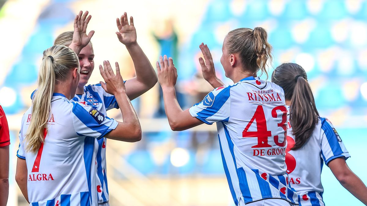 Vrouwen sc Heerenveen winnen thuis van Utrecht