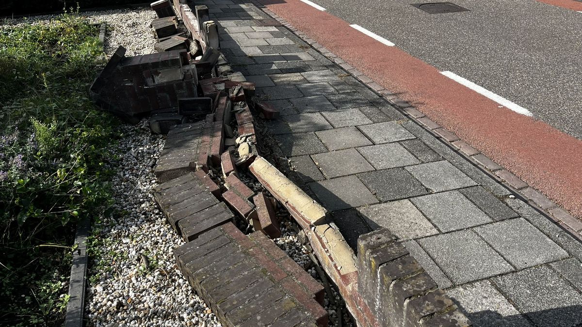 Baarloos muurtje in twee jaar tijd al negen keer omvergereden