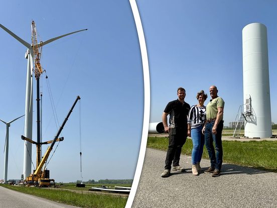 Windturbines in Herkingen worden afgebroken: 'Ze hebben hun werk gedaan'