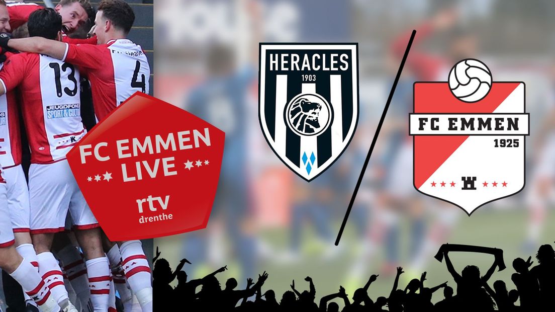 Lees hier het liveblog van Heracles-FC Emmen (Rechten: RTV Drenthe)