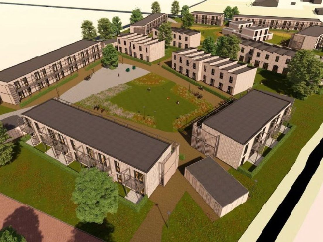 Zo zouden de flexwoningen eruit moeten komen te zien