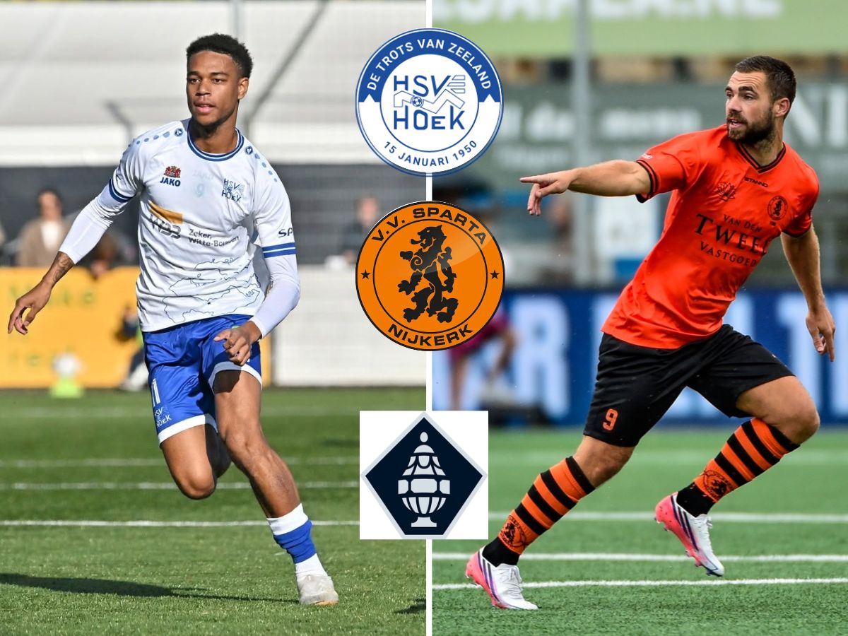 Lees terug: Hoek verslaat Sparta Nijkerk, vrijdag loting volgende bekerronde