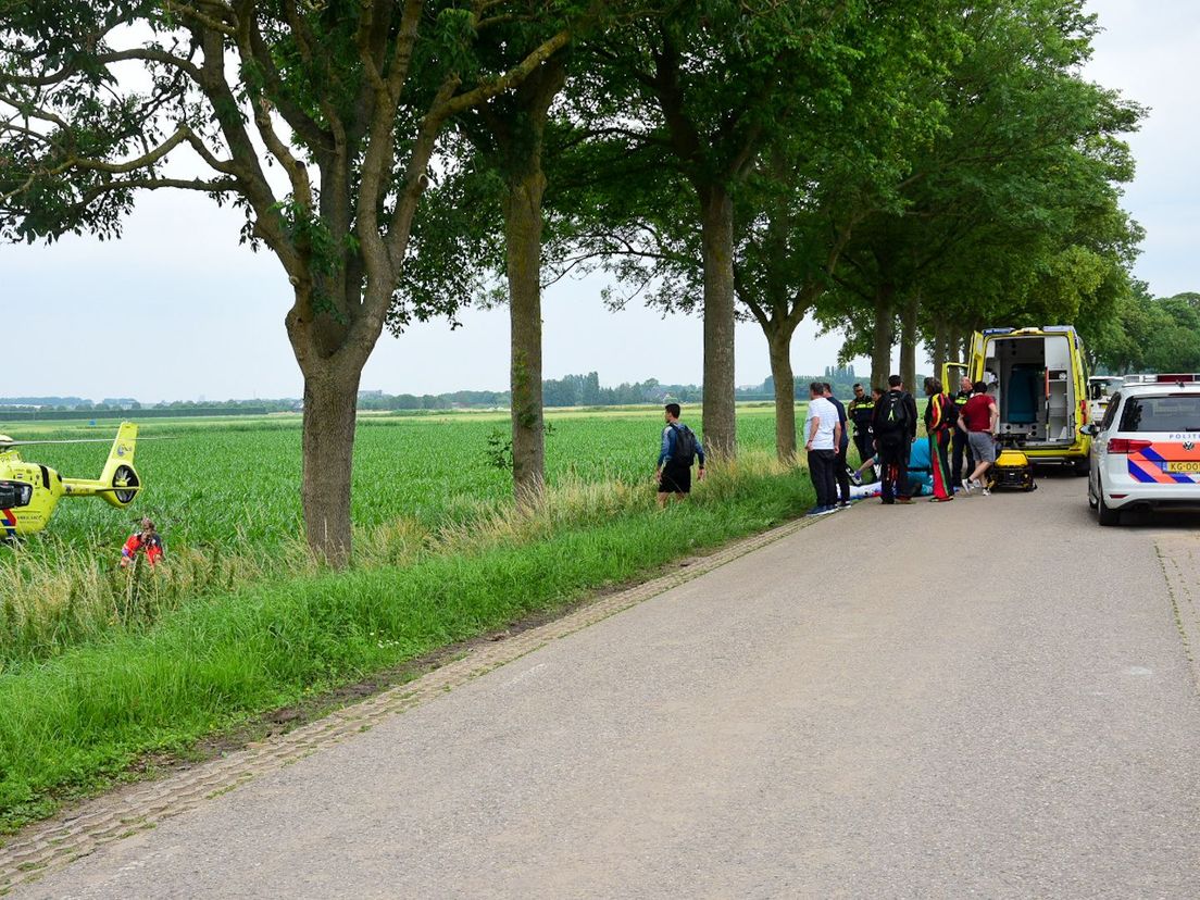 Het ongeluk op de Essendijk in Rhoon