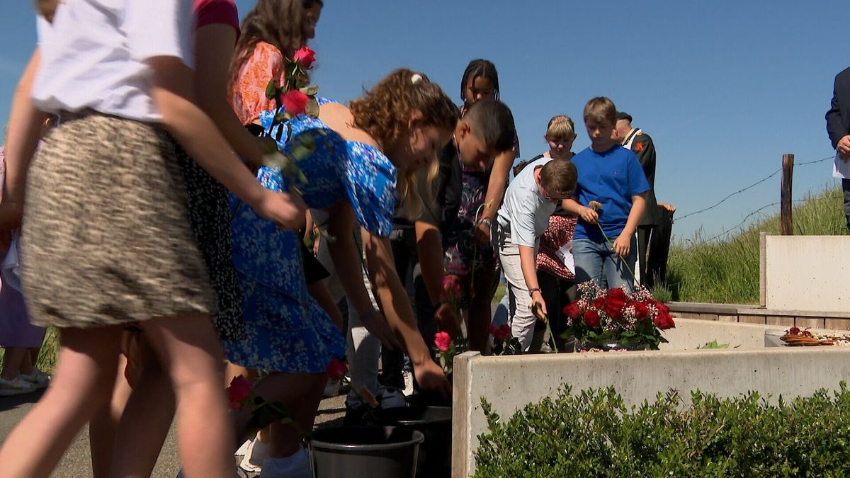 Leerlingen Calvijn College houden herinnering aan vliegtuigcrash in 1944 levend
