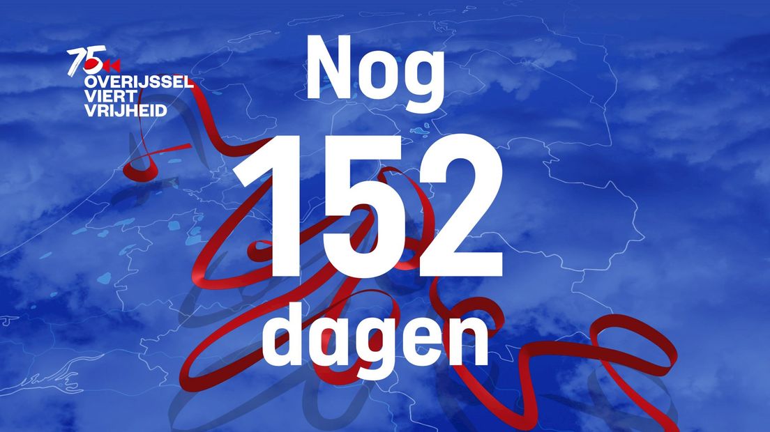 Nog 152 dagen tot de bevrijding van Overijssel