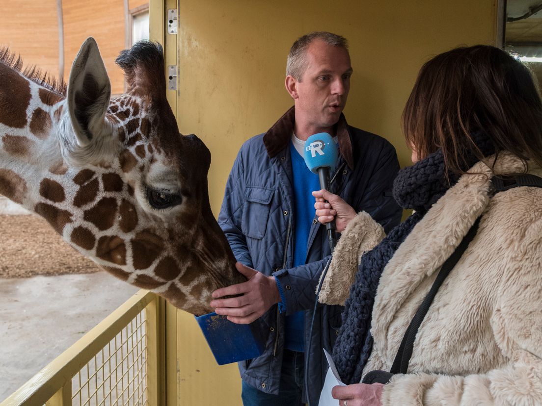 Harald Schmidt van Blijdorp in gesprek met Ingrid Smits.