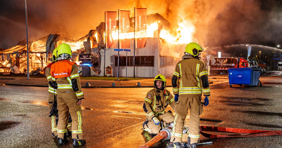 Major Fire Erupts at Rotterdam Textile Company