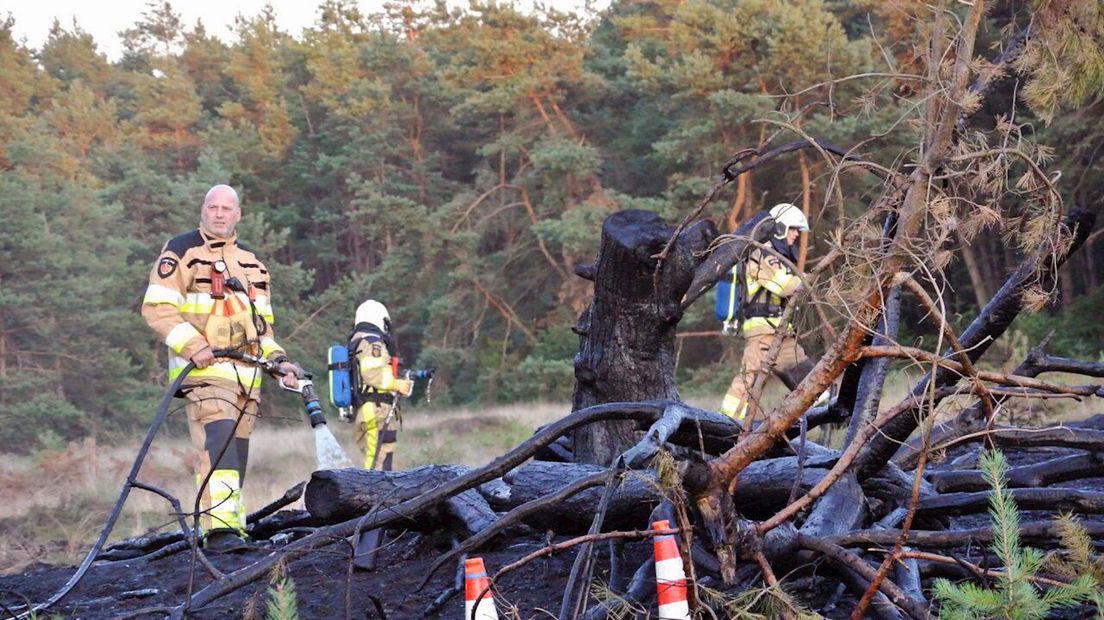 Opnieuw natuurbrand in Dalfsen