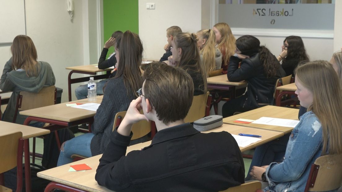 Leerlingen studenten klaslokaal