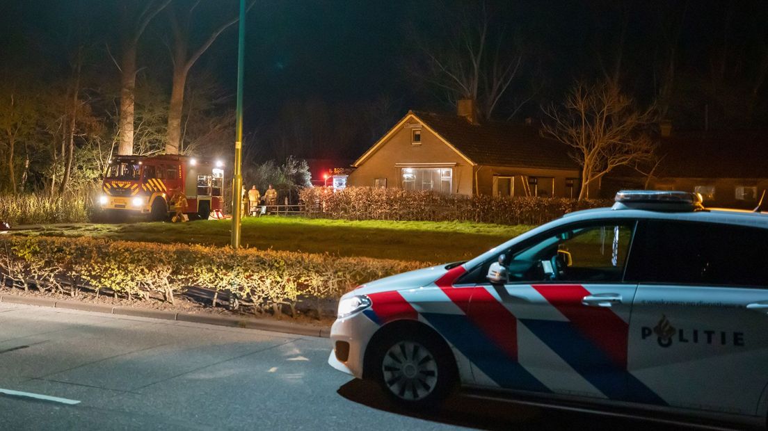 De boerderij aan de Drakenburgerweg.