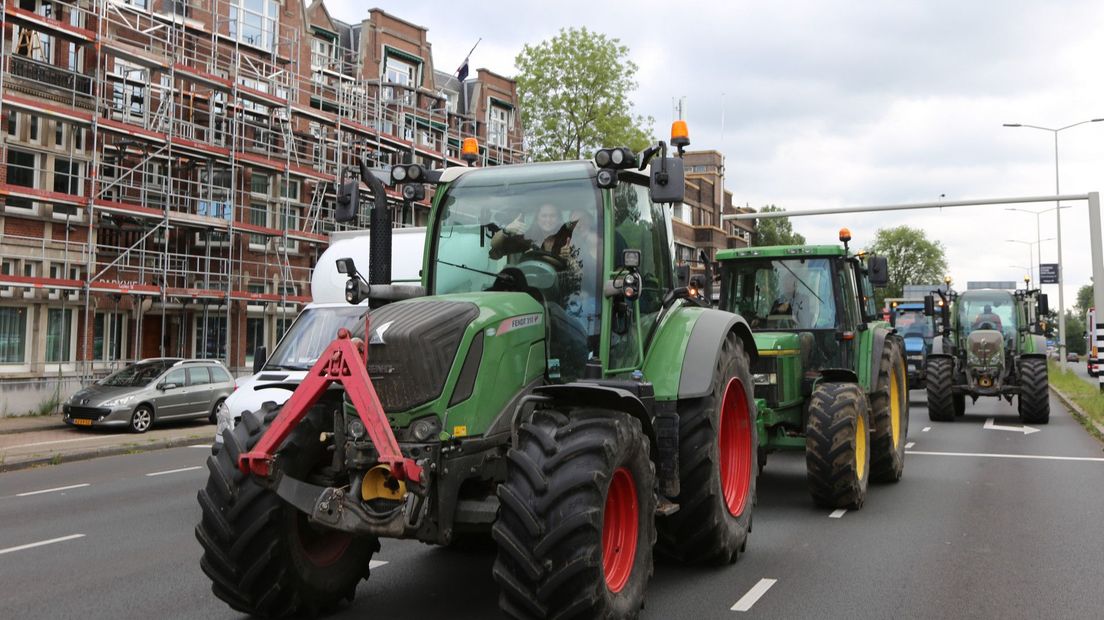 Boeren demonstreren in Den Haag