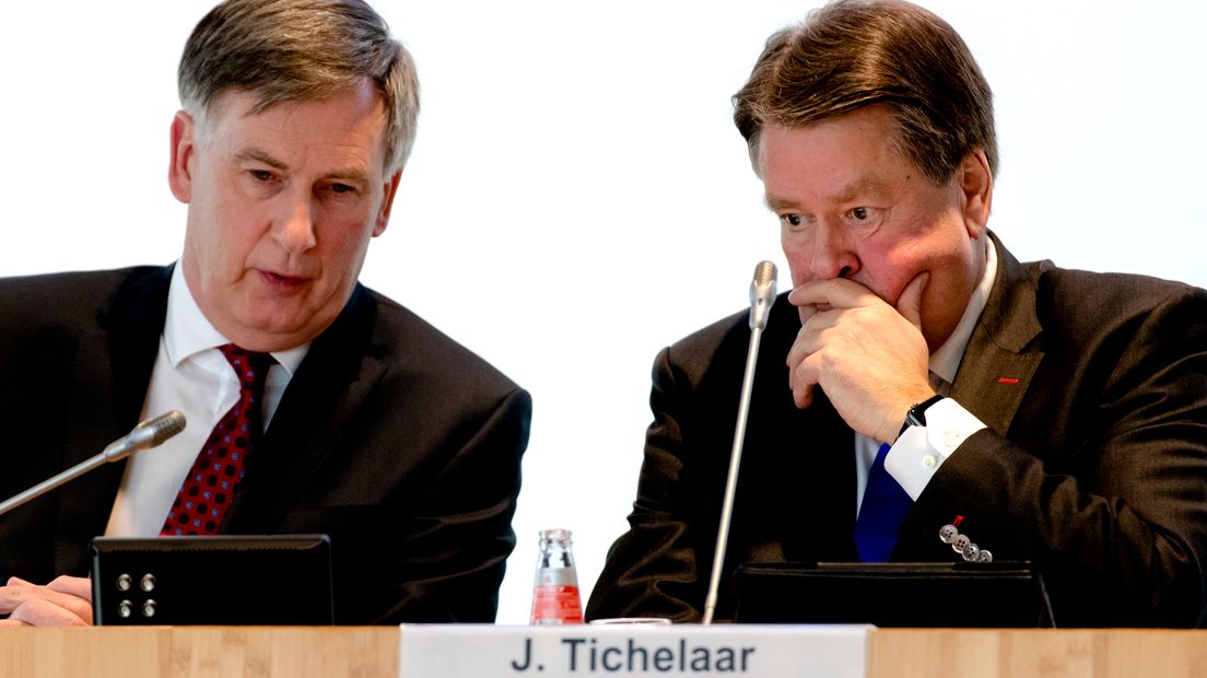 Gedeputeerde Cees Bijl en Jacques Tichelaar (Rechten: ANP)