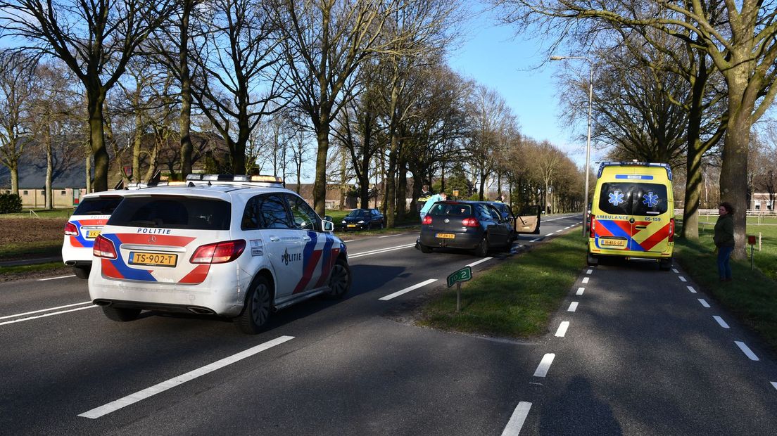 Gewonde bij aanrijding in Vroomshoop