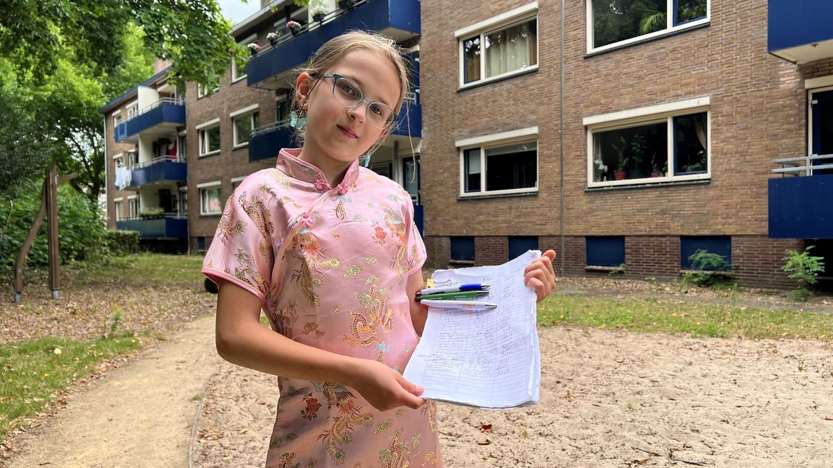 Na handtekeningenactie van Roselie (9) is de pasar malam weer terug in Zeist