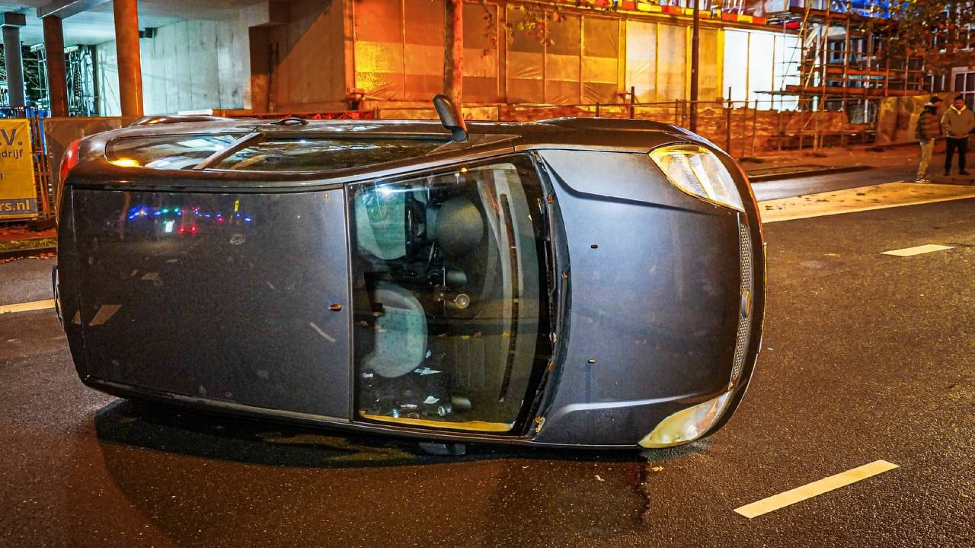 Bestuurder onder invloed veroorzaakt ongeluk.