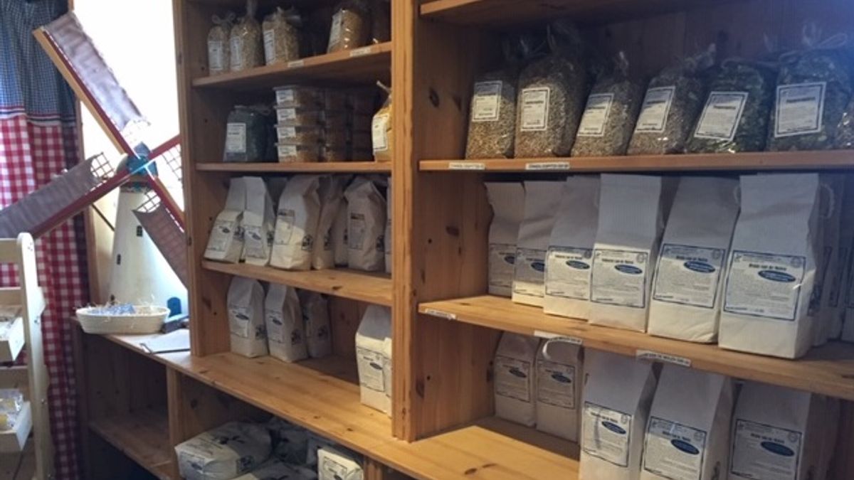 De molen in Biggekerke draait overuren; iedereen wil meel om thuis te bakken