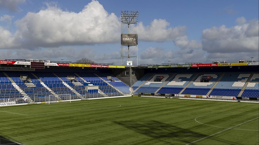 Heel PEC Zwolle levert deel salaris in vanwege coronacrisis