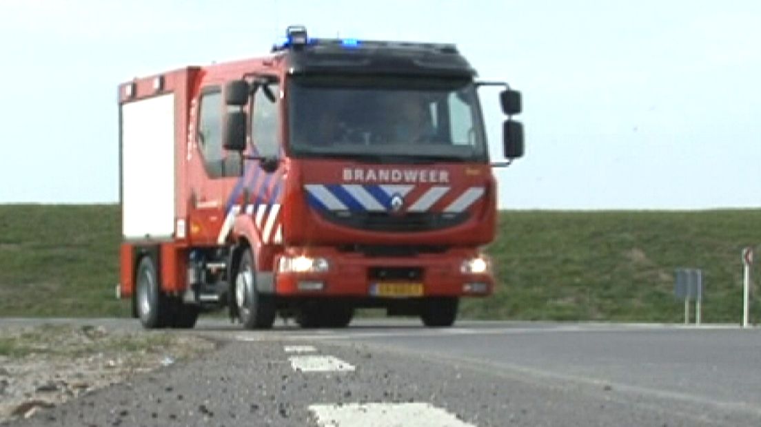 Kleine brand in duinen van Domburg