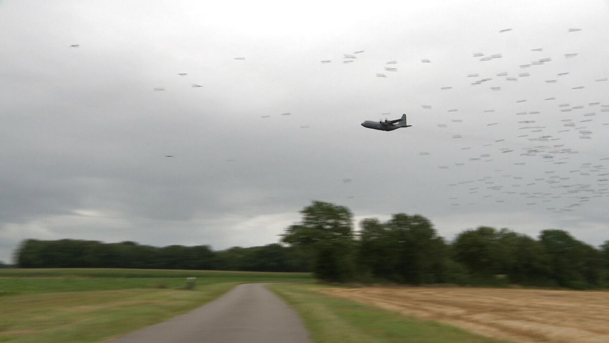 Militair vliegtuig scheert laag over Drenthe