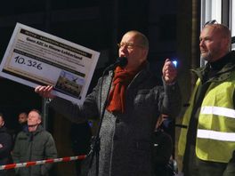 Demonstratie Nieuw-Lekkerland 9 februari