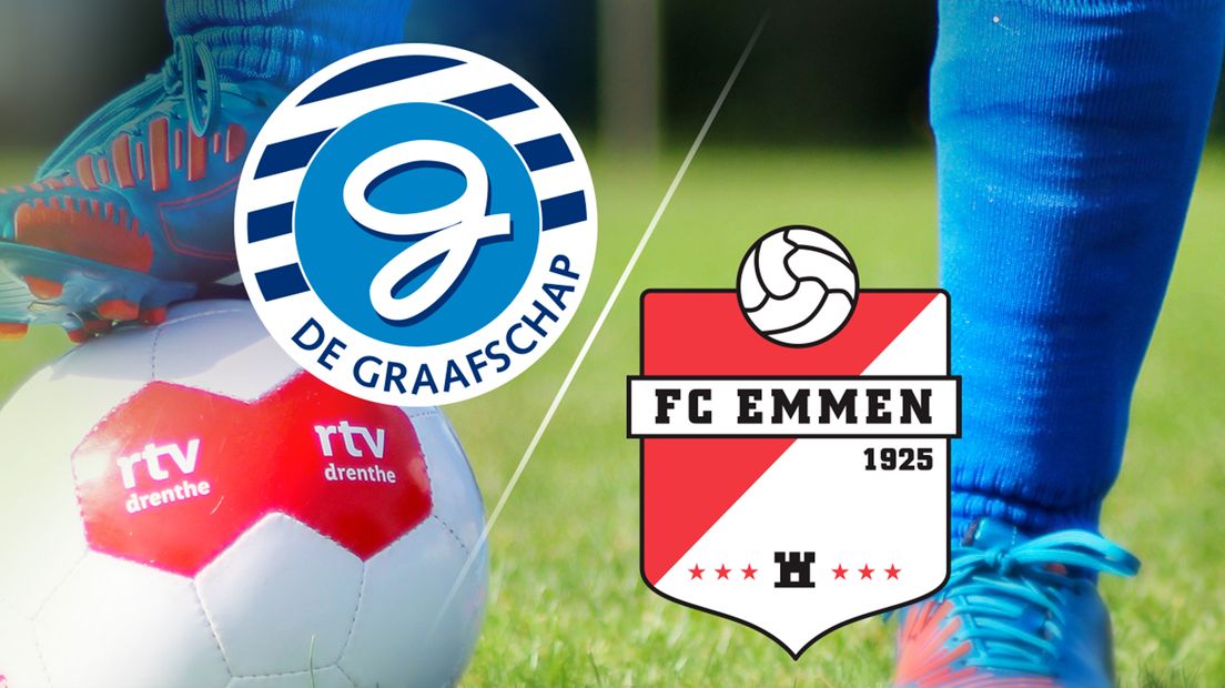 FC Emmen neemt het op tegen De Graafschap (Rechten: RTV Drenthe)